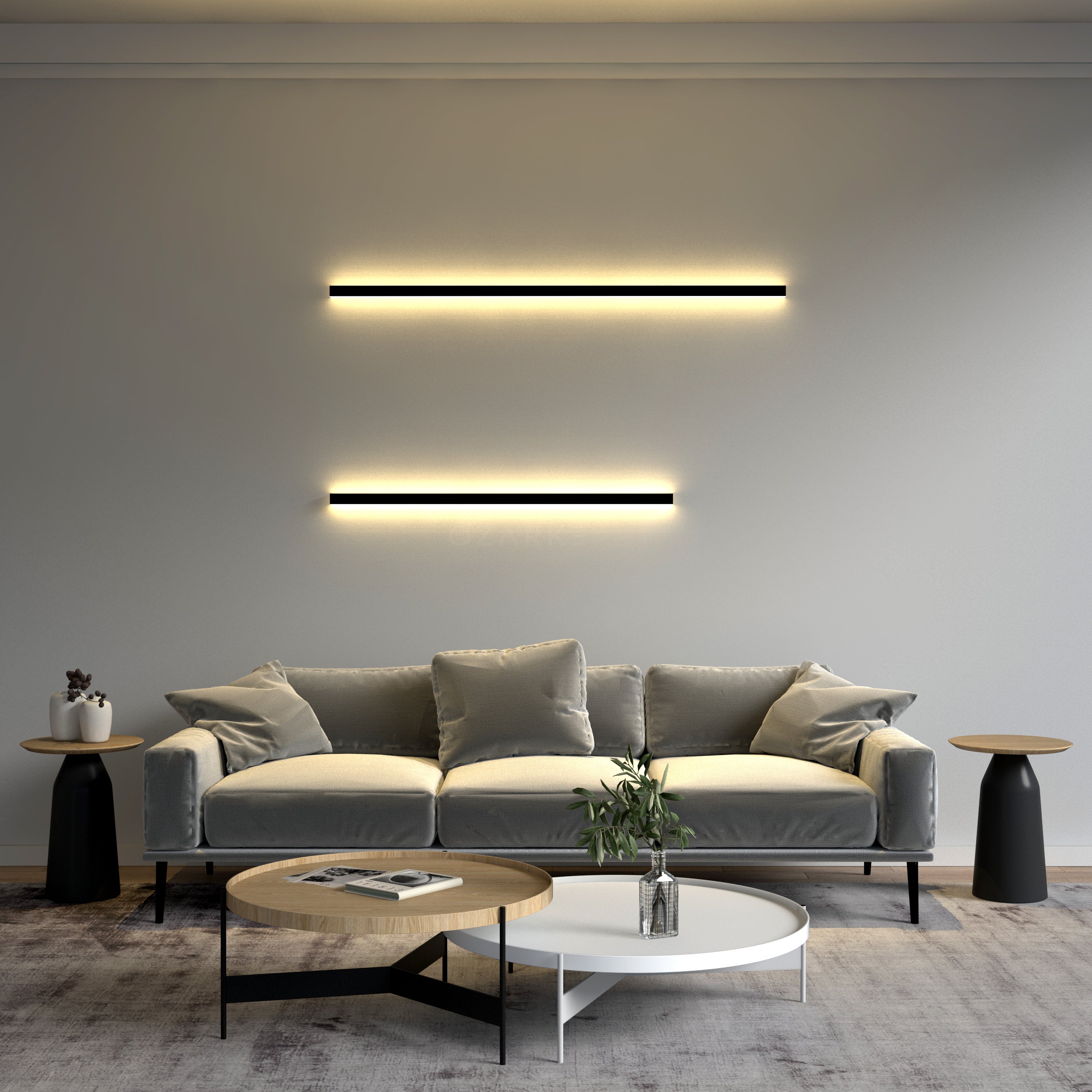 Lineare Minimalistische Wandleuchte
