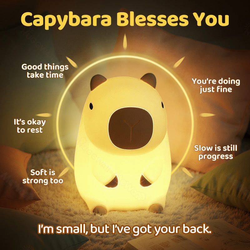 SquishBara | Capybara Squishy Nachtlicht Ideales Geschenk für Alle Altersgruppen