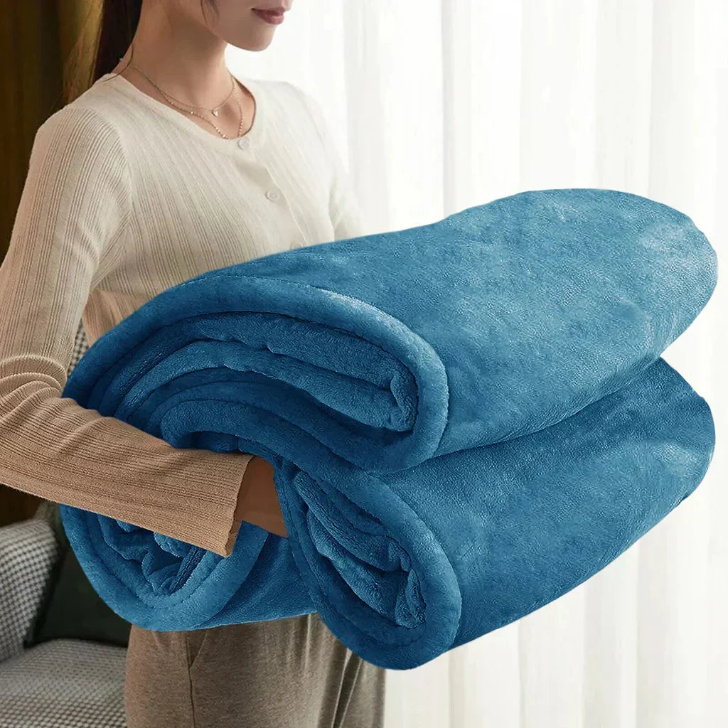 Extra weiche Fleece-Decke – Warme Komfortdecke für jede Jahreszeit