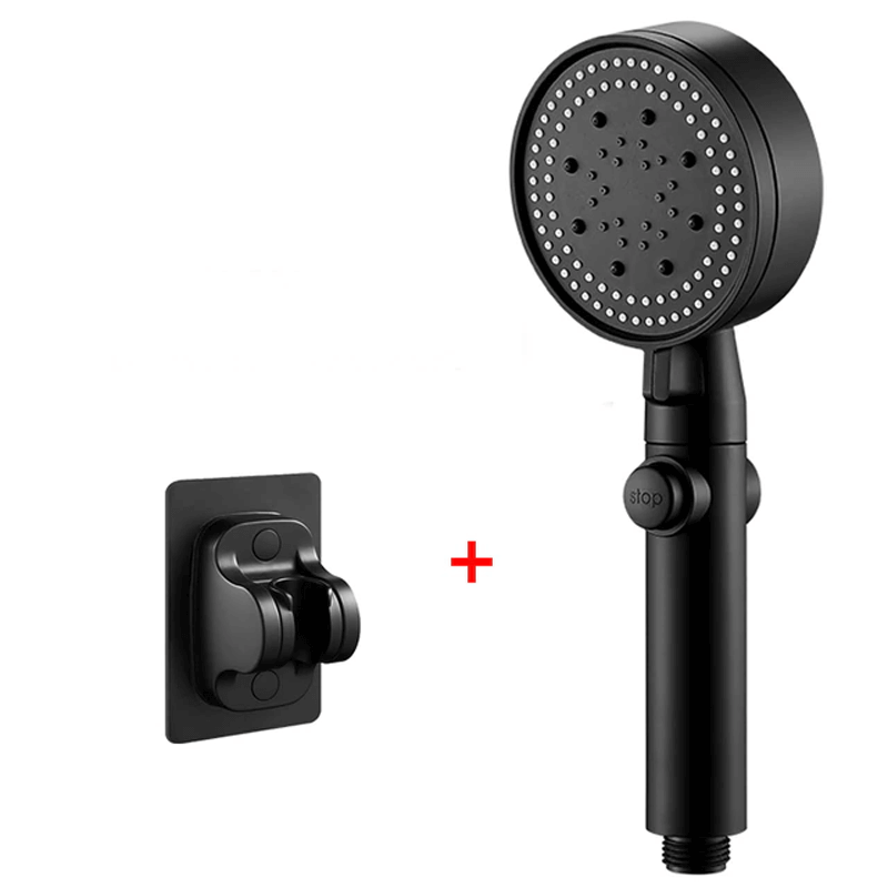 StromRegel Duschkopf mit 5 Einstellungen und Druckknopf
