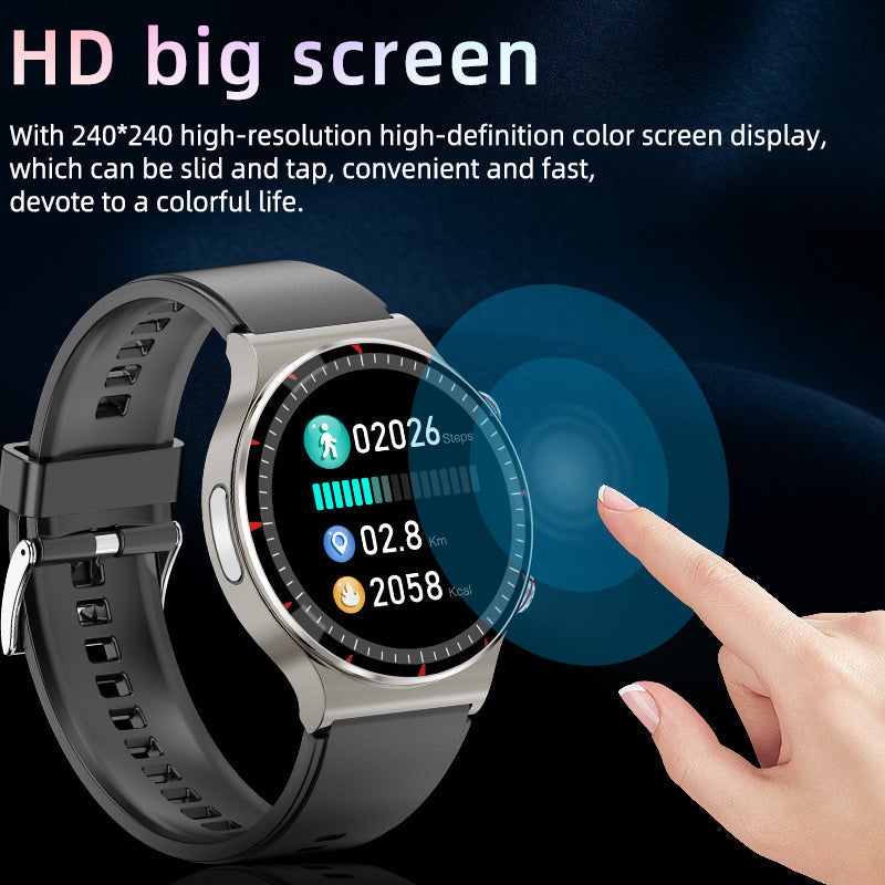 Medizinische EKG-Smartwatch | CFDA-zertifiziert | 512Hz Hochpräzisions-Biosensor | SpO2- & Herzfrequenz-Monitoring | KI-basierte Atemanalyse | IP67 Wasserdicht