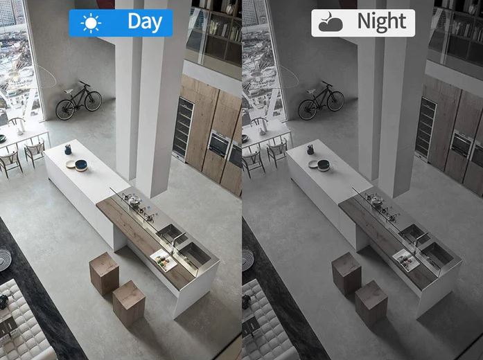 2er-Pack kabellose HD-WiFi-Sicherheitskamer mit Nachtsicht für die Überwachung von Zuhause und Haustieren