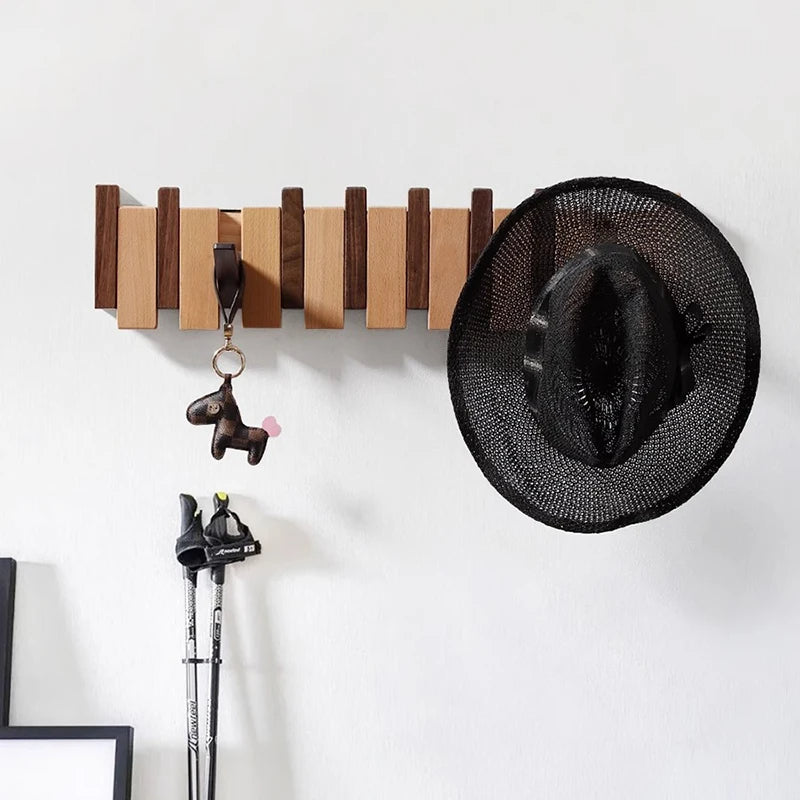 Handgefertigter Klavier-Kleiderständer | Luxuriöses Wandgarderobe Design