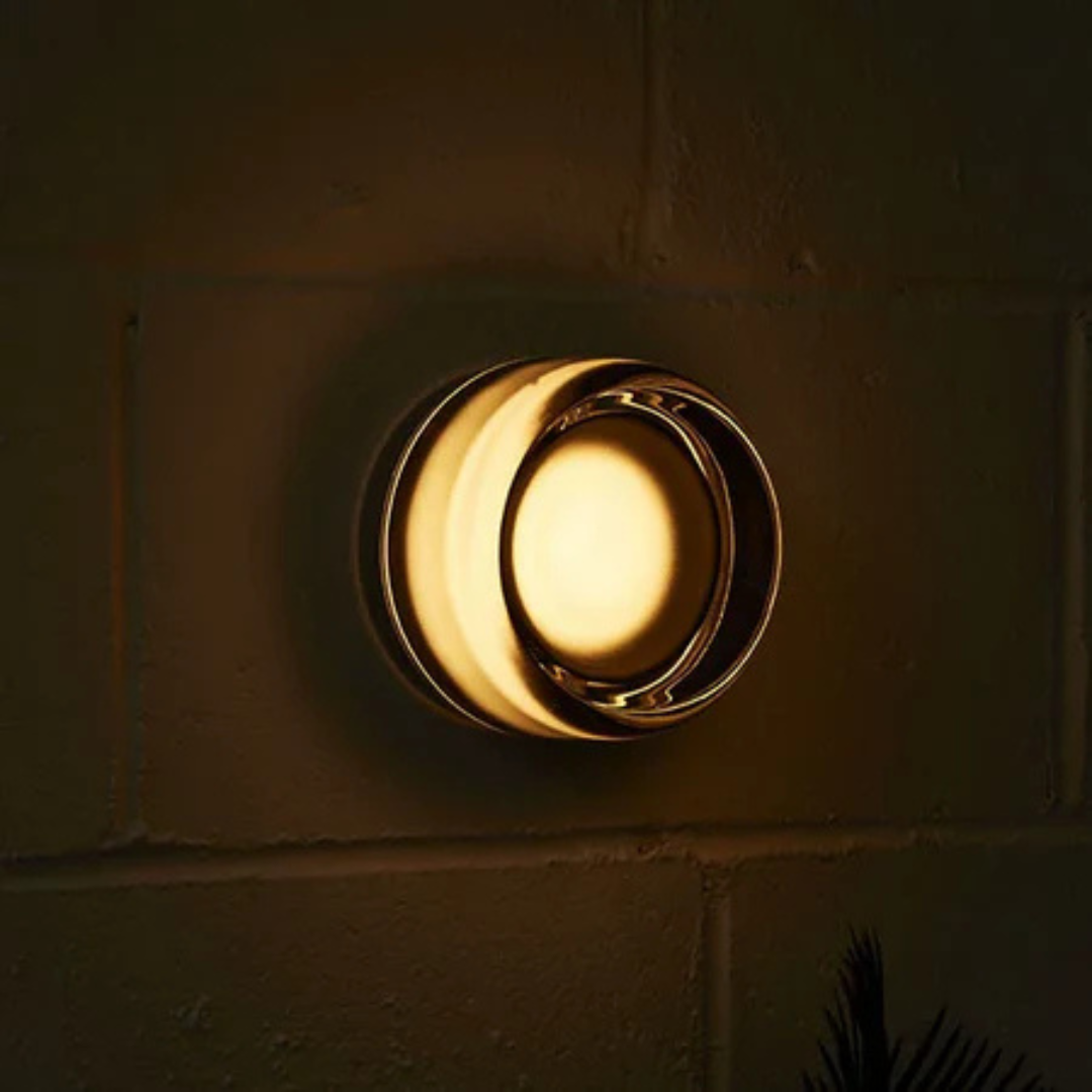 Moderne Glas Runde Wandlampe LED 1-Licht