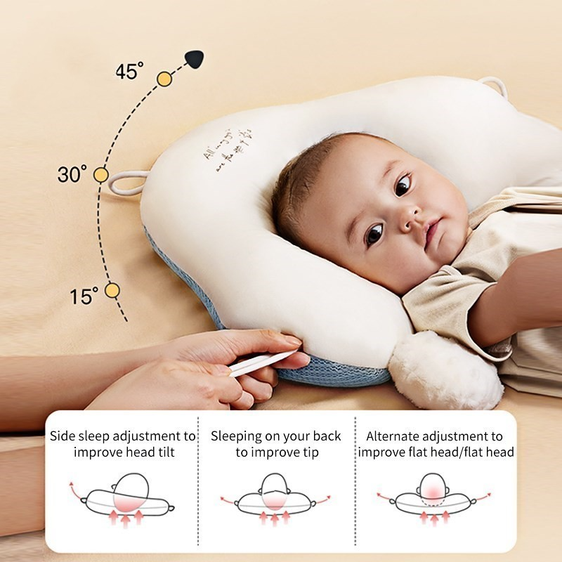 Ergonomisches Baby-Schlafkissen für gesunden Schlaf und Kopfschutz