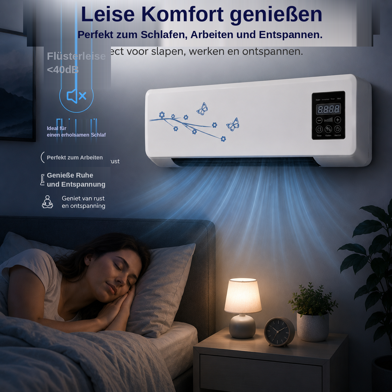 CoolBreeze Mini-Heizgerät | Effiziente Wärme für höchsten Komfort