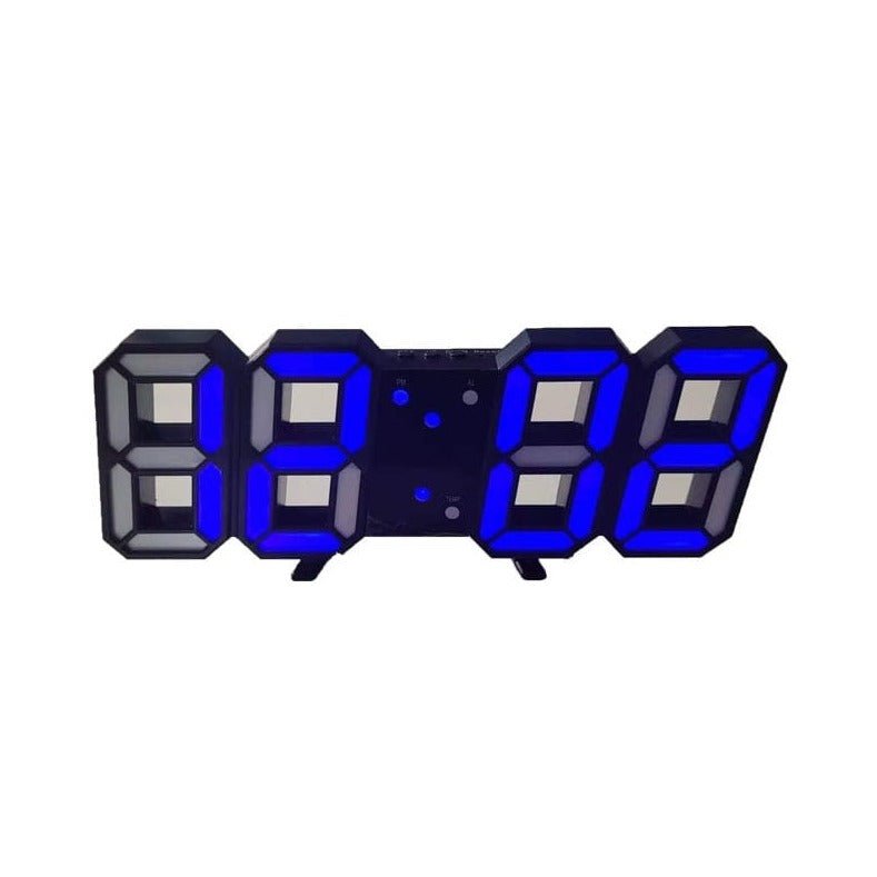 Frendorf | LumiSync 3D LED Wanduhr – Moderne Digitale Uhr mit Dimmbarer Beleuchtung