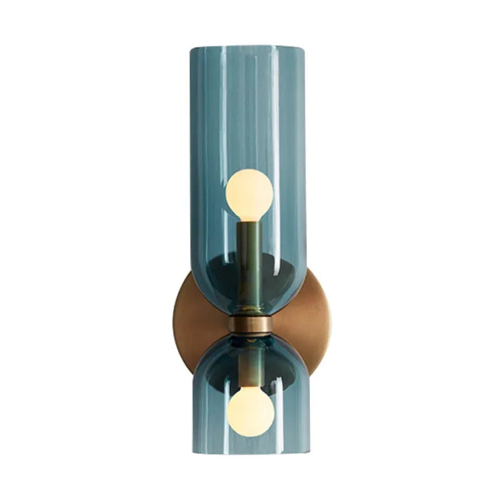 Doppeltköpfige Glas-Wandlampe LED-Wandleuchte