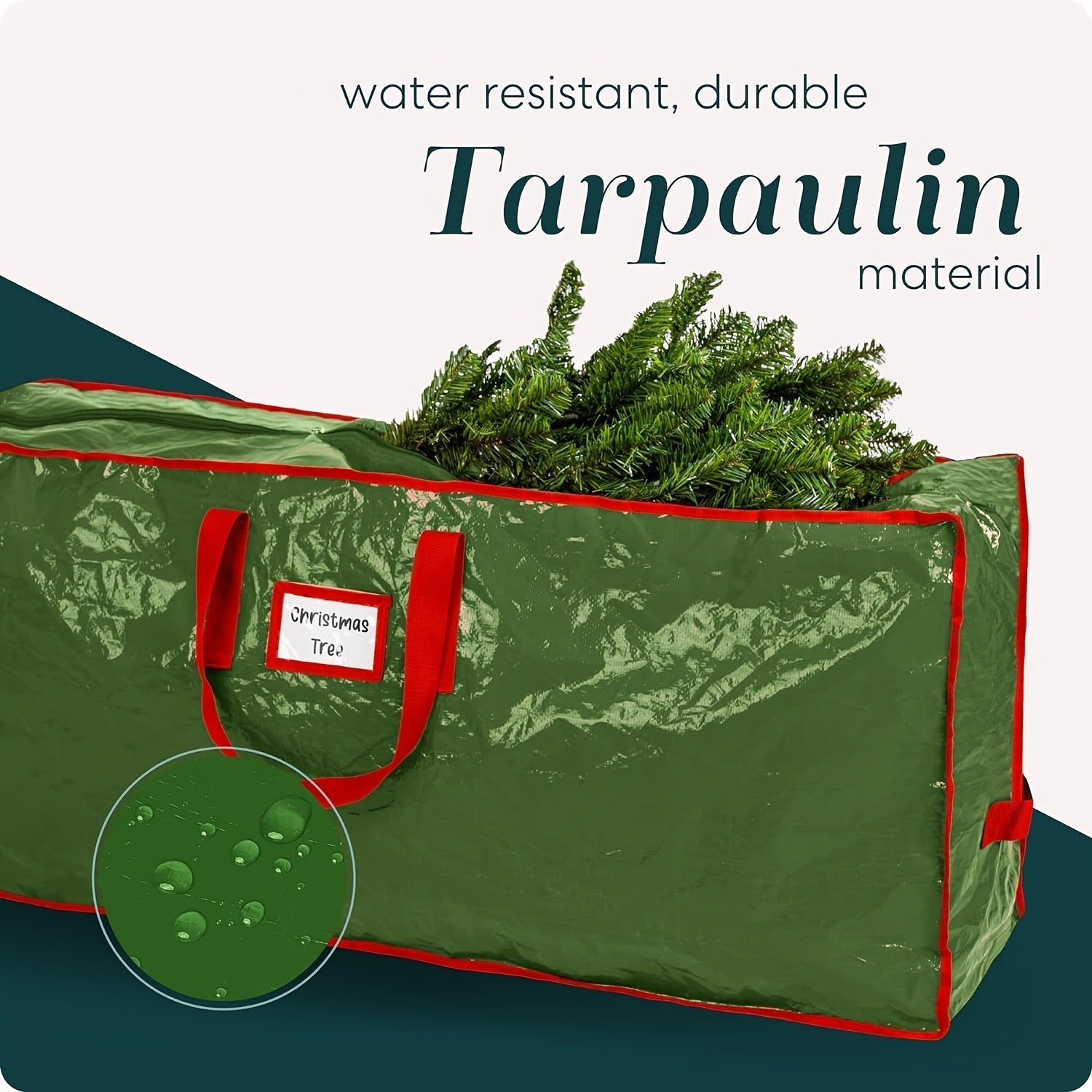 Große Aufbewahrungstasche für Kunstweihnachtsbäume – Wasserdicht und Langlebiges Polyester Modell TreeTote