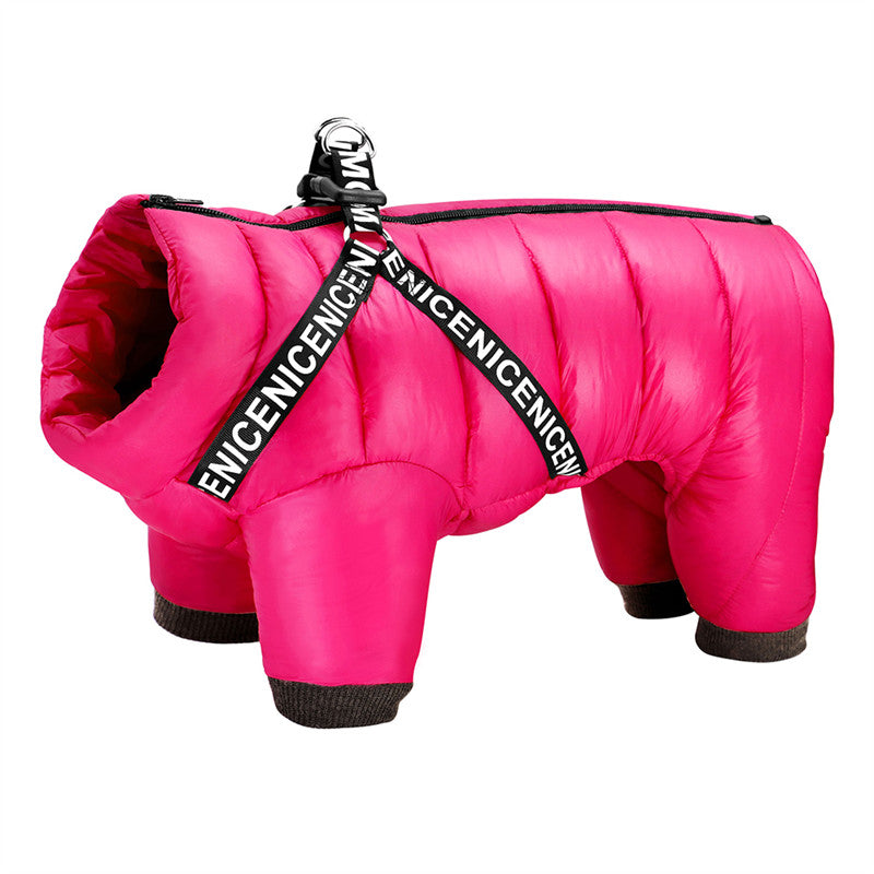 WarmPaw WinterComfort Hundejacke – Winddichte Jacke mit Weicher Isolierung für Kaltes Wetter