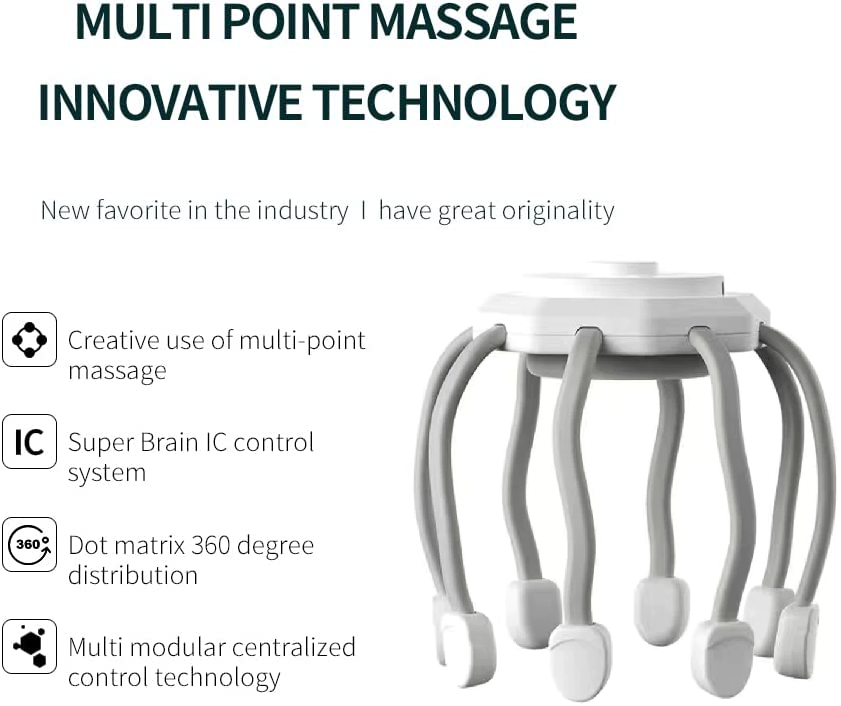 LuxAura Ultra Kopf-Massagegerät | Entspannende Massage für ultimative Erleichterung und Wohlbefinden