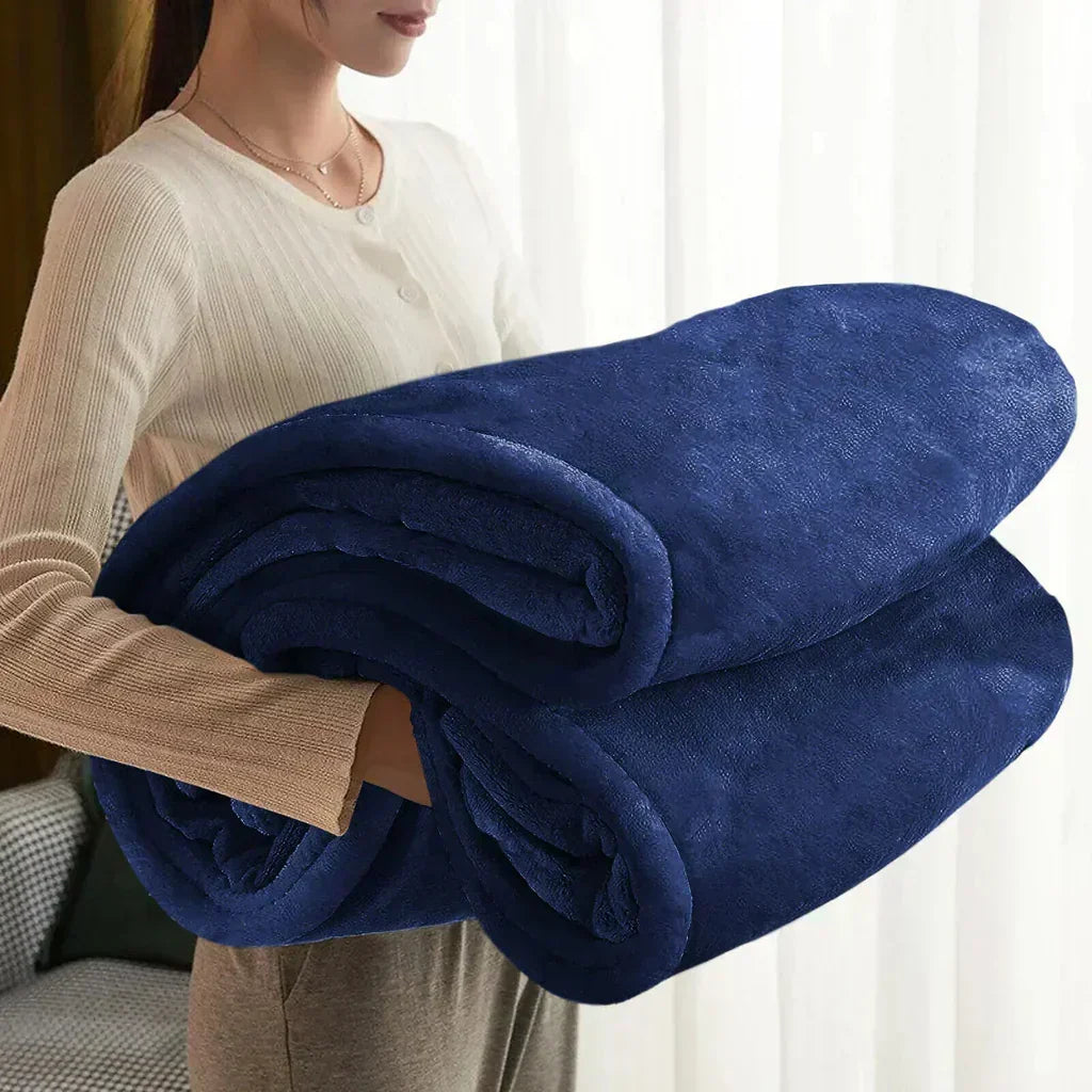 Extra weiche Fleece-Decke – Warme Komfortdecke für jede Jahreszeit