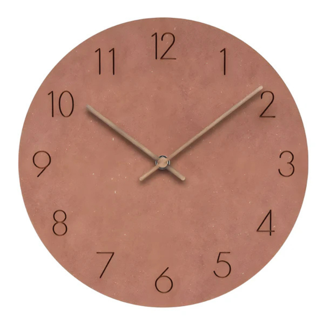 Nork - Minimalistische Holz-Wanduhr
