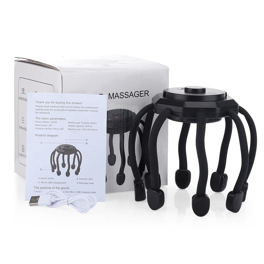 LuxAura Ultra Kopf-Massagegerät | Entspannende Massage für ultimative Erleichterung und Wohlbefinden