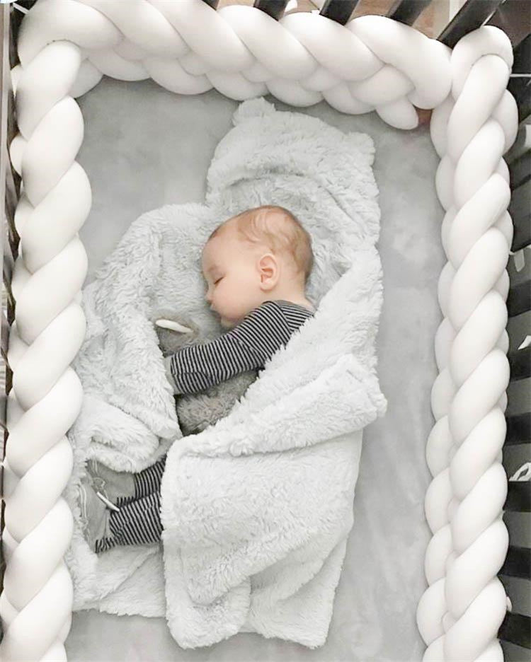 Premium Handgewebtes Babybettkissen