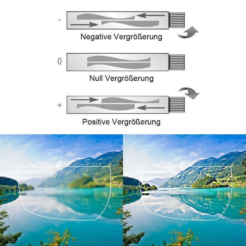 Fokus Verstellbare Unisex Lesebrille für bequemes Lesen