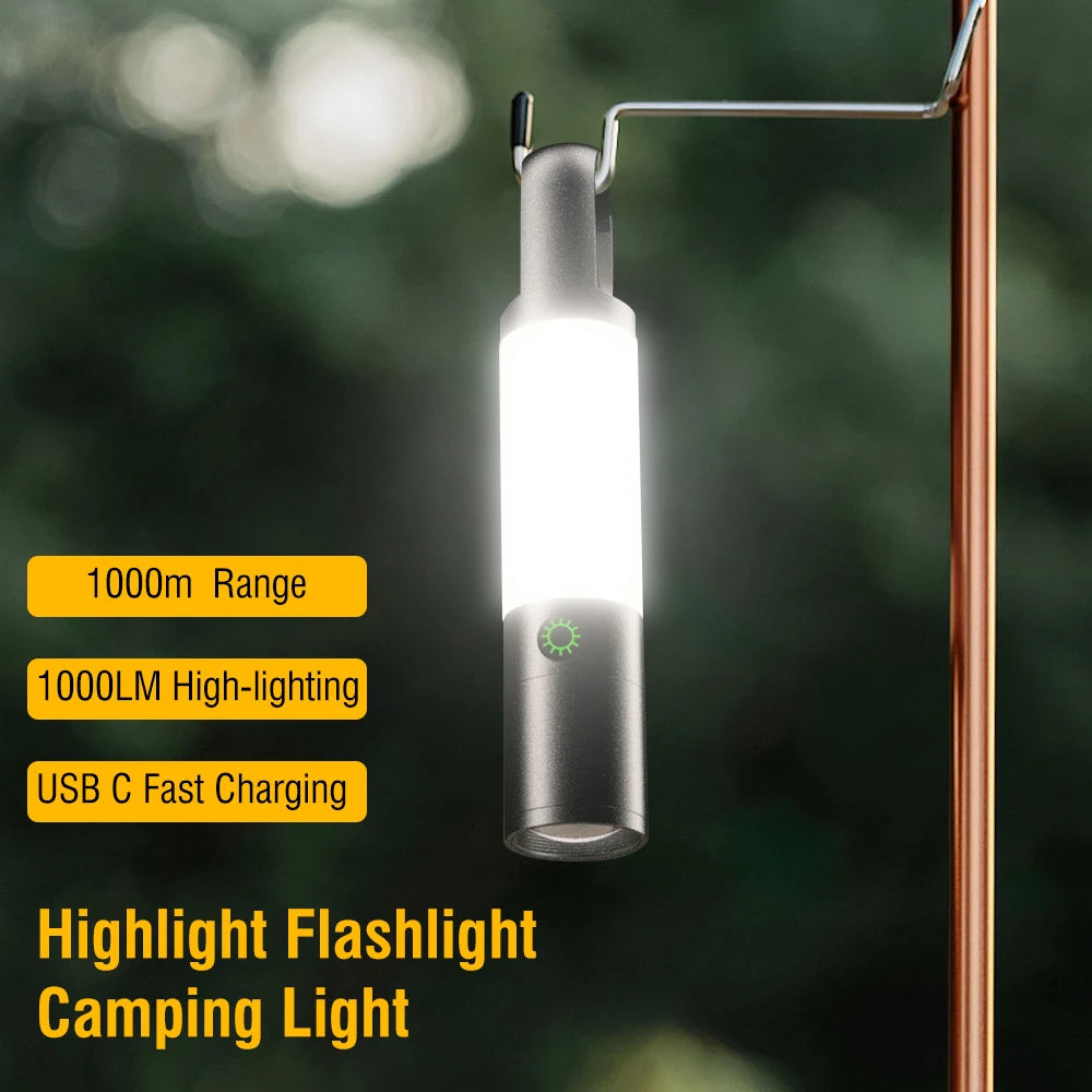 Boruit LED-Taschenlampe mit hoher Leistung