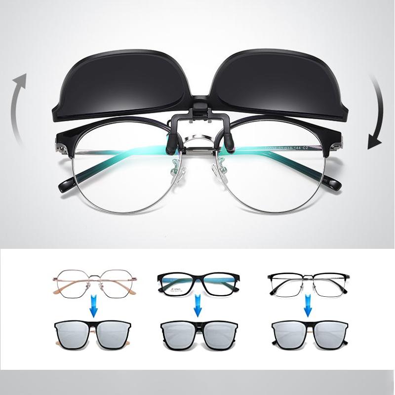 Neue polarisierte Clip-On Flip-Up Sonnenbrillen