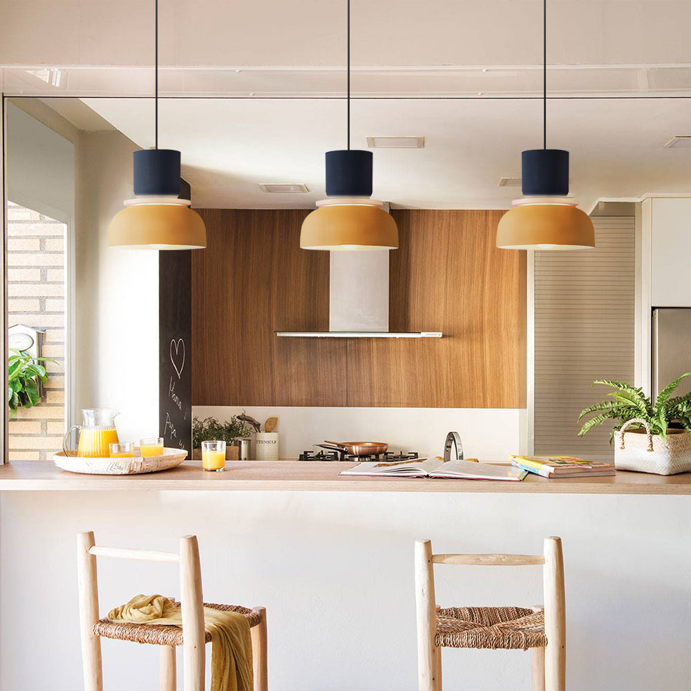 Lucie Farbblock Nordic Pendelleuchte