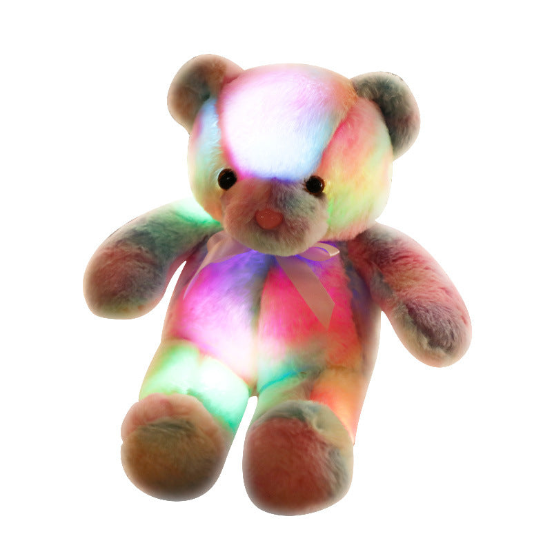 GlowBear | Bunter LED Licht Teddybaer Plüsch Spielzeug Weihnachtsangebot