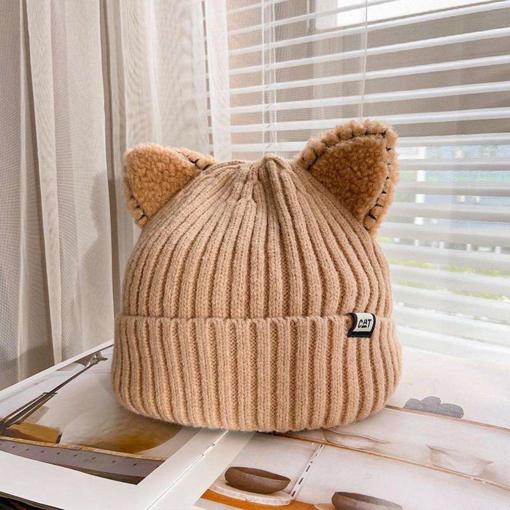 Katzenohr Wintermütze CosyCharm – Weiche Strickmütze für Damen mit verspieltem Design