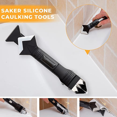 SealMaster 5-in-1 Silikon-Schaber-Werkzeugsatz | Perfekte Abdichtungen leicht gemacht