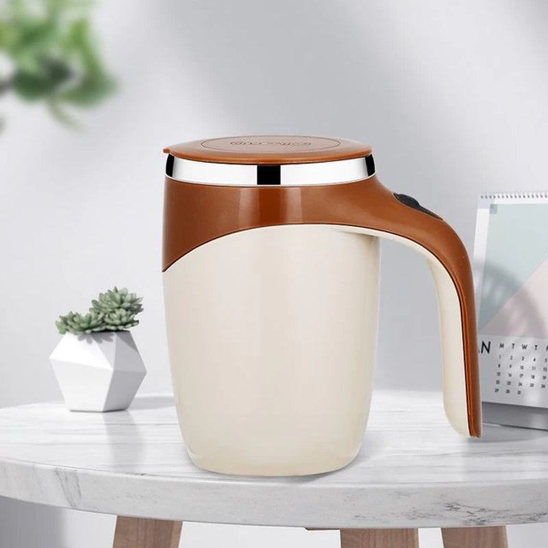 Selbstrührende Reisebecher 380 ml mit USB-Mixer – Elektrischer Kaffee- und Proteinshaker