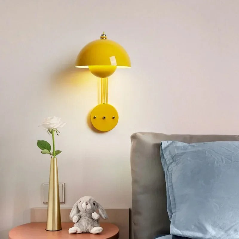 MushroomGlow - Stilvolle Wandleuchte für zauberhafte Einrichtung