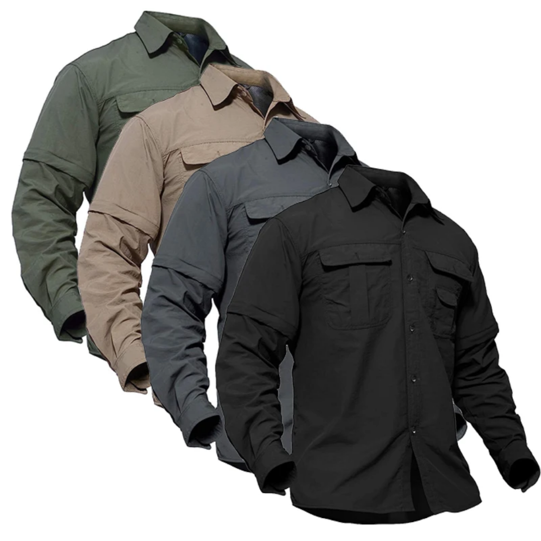 FlexWear Shirt mit abnehmbaren Ärmeln – 2-in-1 Komfort für jede Gelegenheit