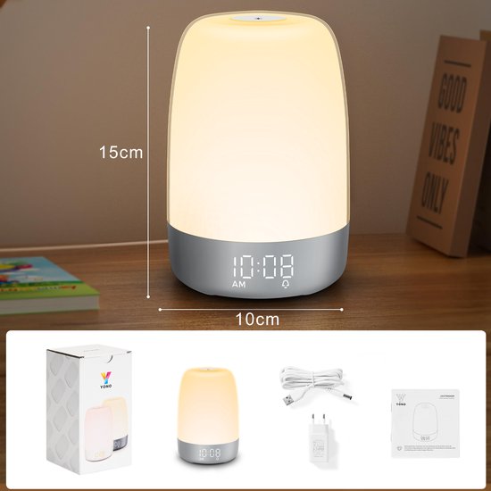 Aurora Wecklicht | Sonnenaufgang & Sonnenuntergang | USB-C Aufladbar
