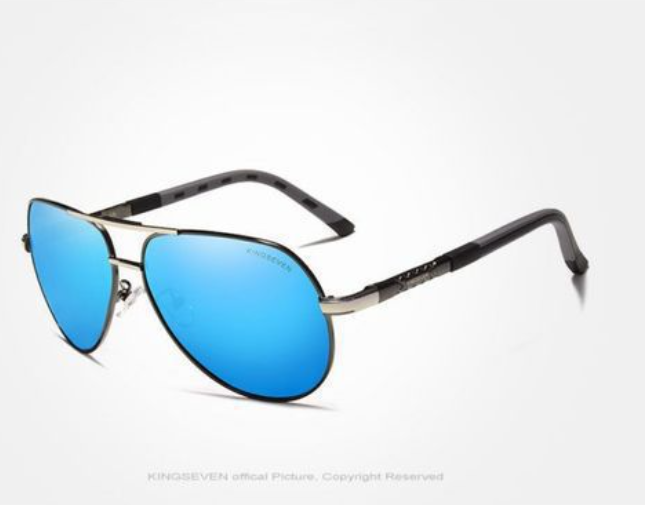 Männer Vintage Aluminium Polarisierende Sonnenbrille