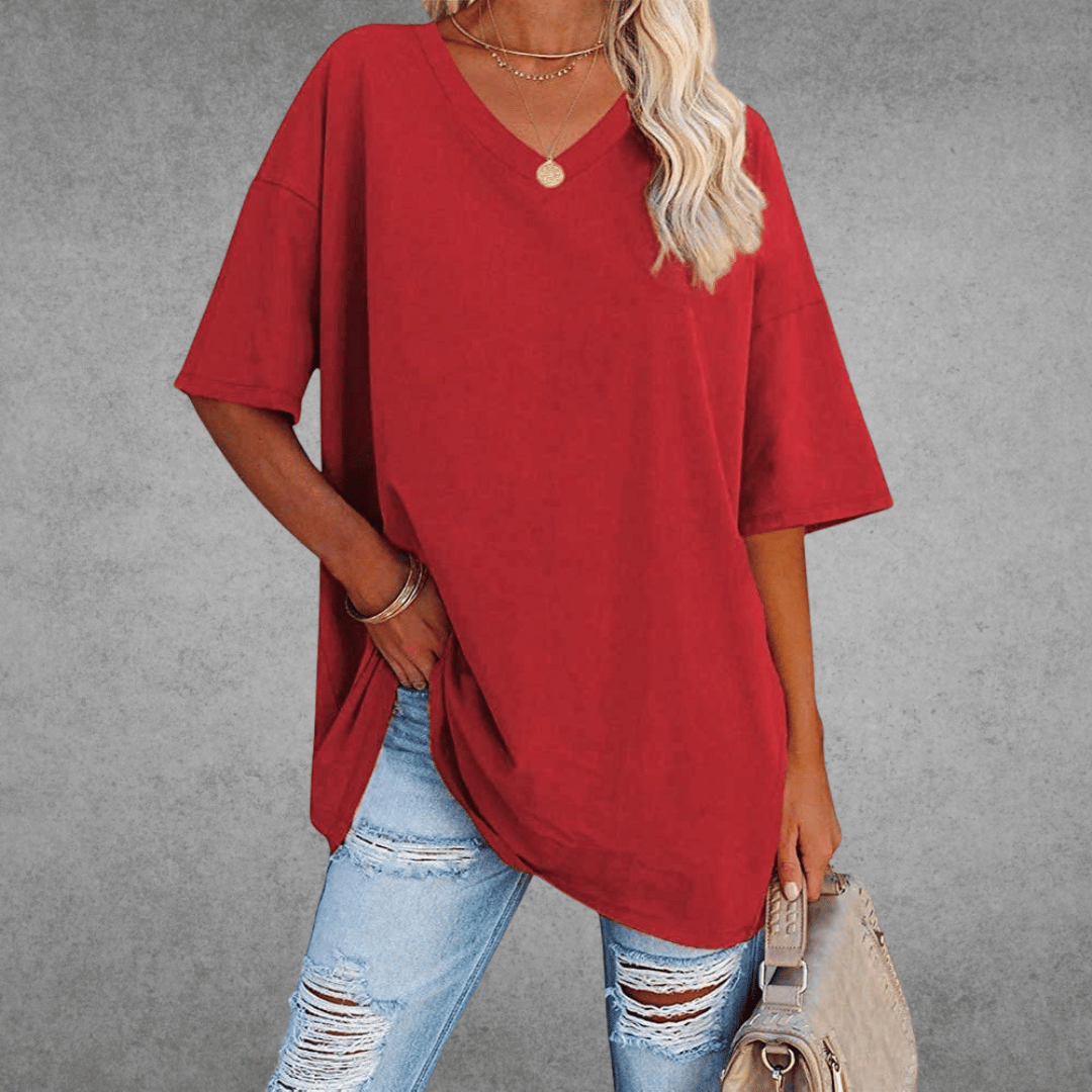 Kate™ V-Ausschnitt T-Shirt