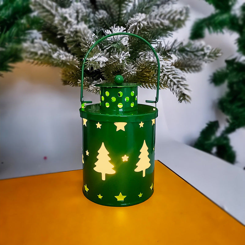 Elektronische Weihnachtskerze mit Flackerndem LED Licht – Dekorative Eisenkerze für Innenräume