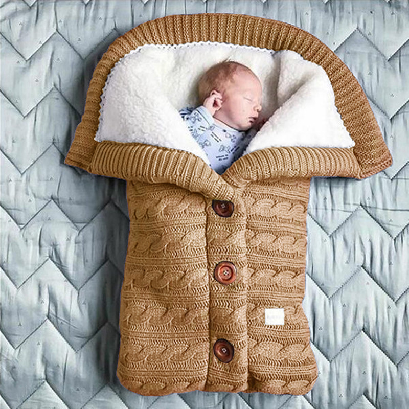 Weicher Gefütterter Babyschlafsack mit Kapuze für Bequeme Nächte