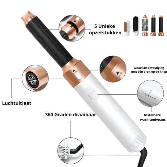Curlpro | 5-in-1 Haarstyling-Tool