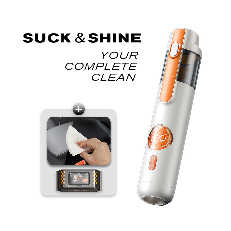 SwiftClean Handstaubsauger | Müheloses Reinigen mit 5 vielseitigen Zubehörteilen