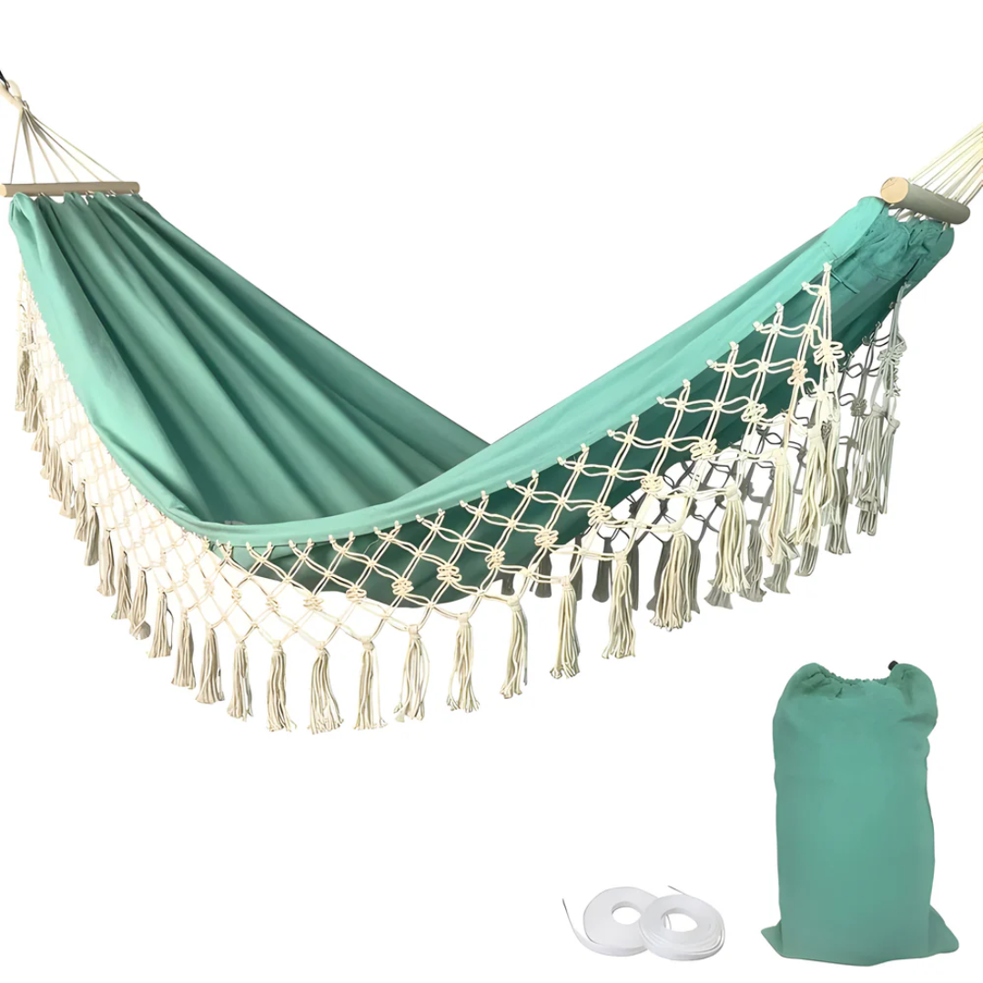 Velri - Bequeme Boho-Hängematte aus Baumwolle