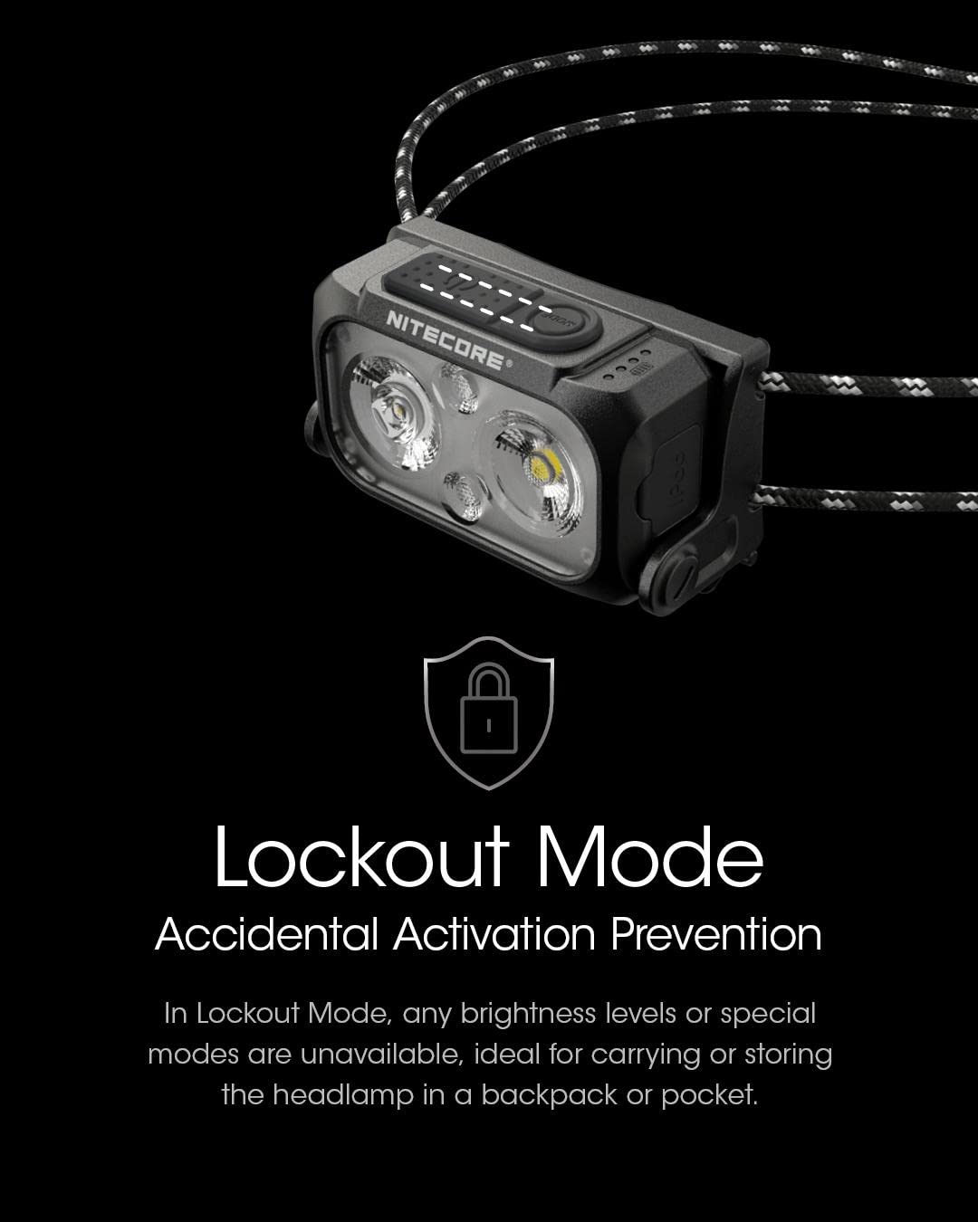 Nitecore NU25 UL Stirnlampe – 400 Lumen, ultraleicht und USB-aufladbar