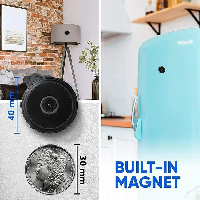 Mini kabellose magnetische Kamera mit Audio- und Video-Streaming