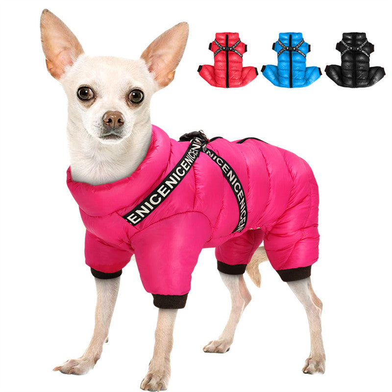 WarmPaw WinterComfort Hundejacke – Winddichte Jacke mit Weicher Isolierung für Kaltes Wetter