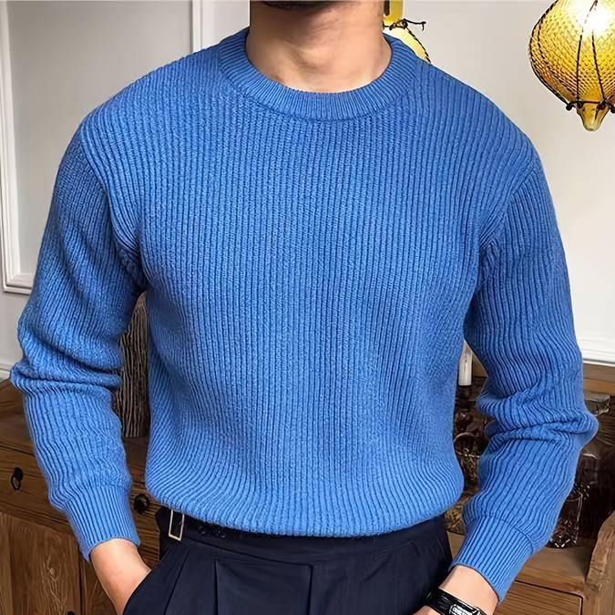 Klassischer Pullover für Herren | Warm