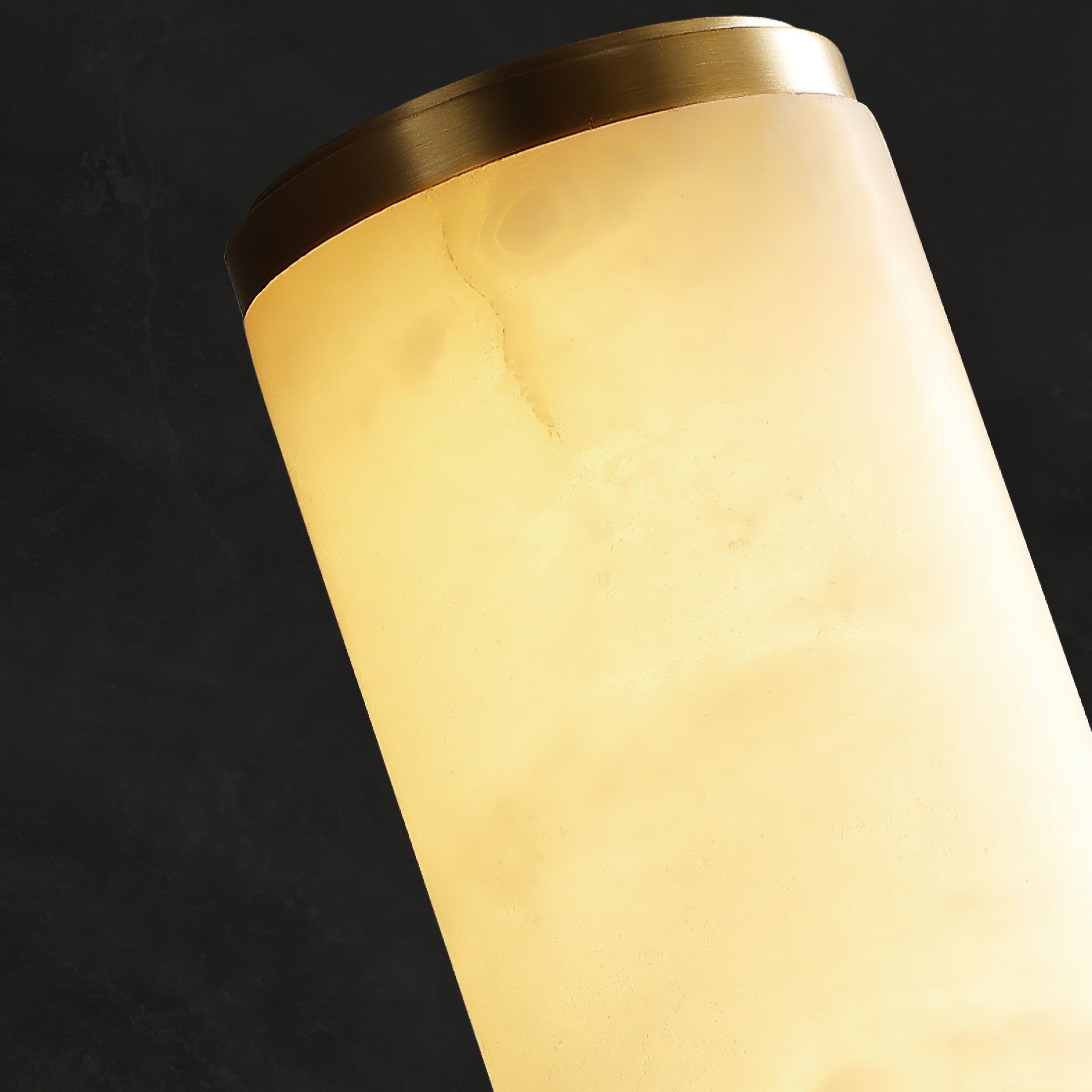 Moderne Minimalistische Spanische Marmor Kupfer Wandleuchte LED 1-Licht