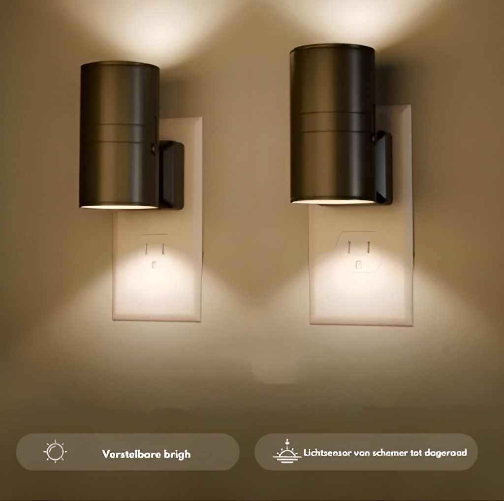 SoftGlow Wandlampe | Einstellbares Dimmlicht mit Sensor