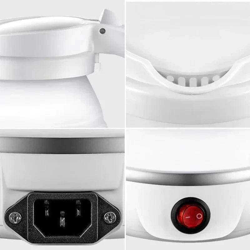 AquaElegance Luxe Faltbarer Wasserkocher | Perfekt für Reisen und den Heimgebrauch mit Stil und Komfort