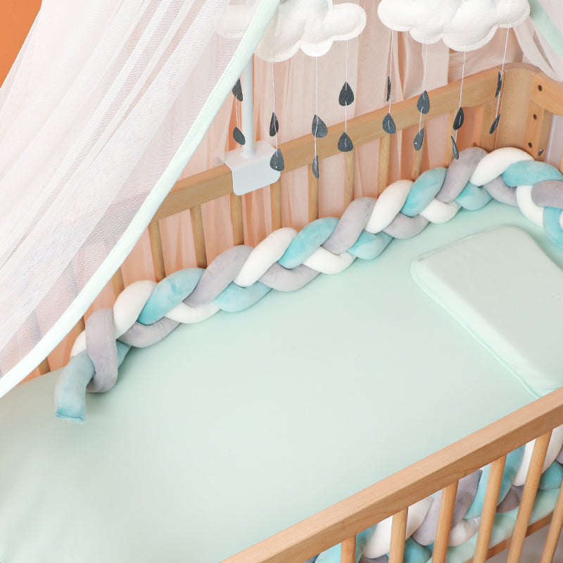 Premium Handgewebtes Babybettkissen