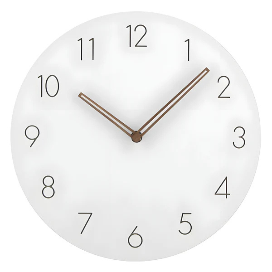 Nork - Minimalistische Holz-Wanduhr