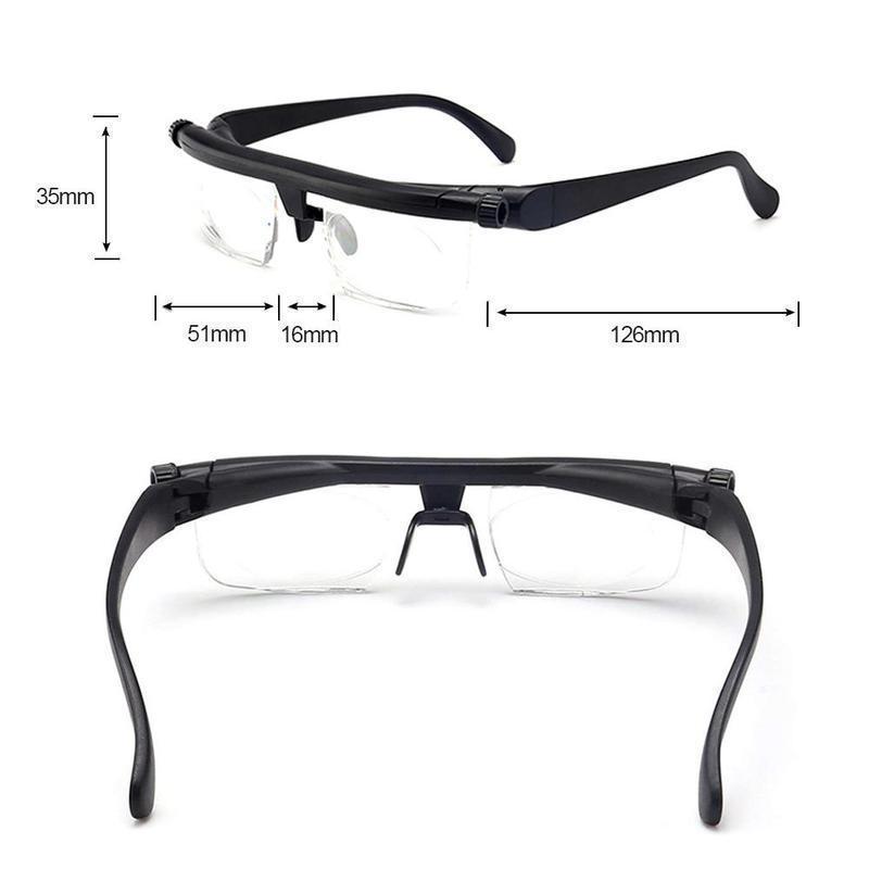 Fokus Verstellbare Unisex Lesebrille für bequemes Lesen