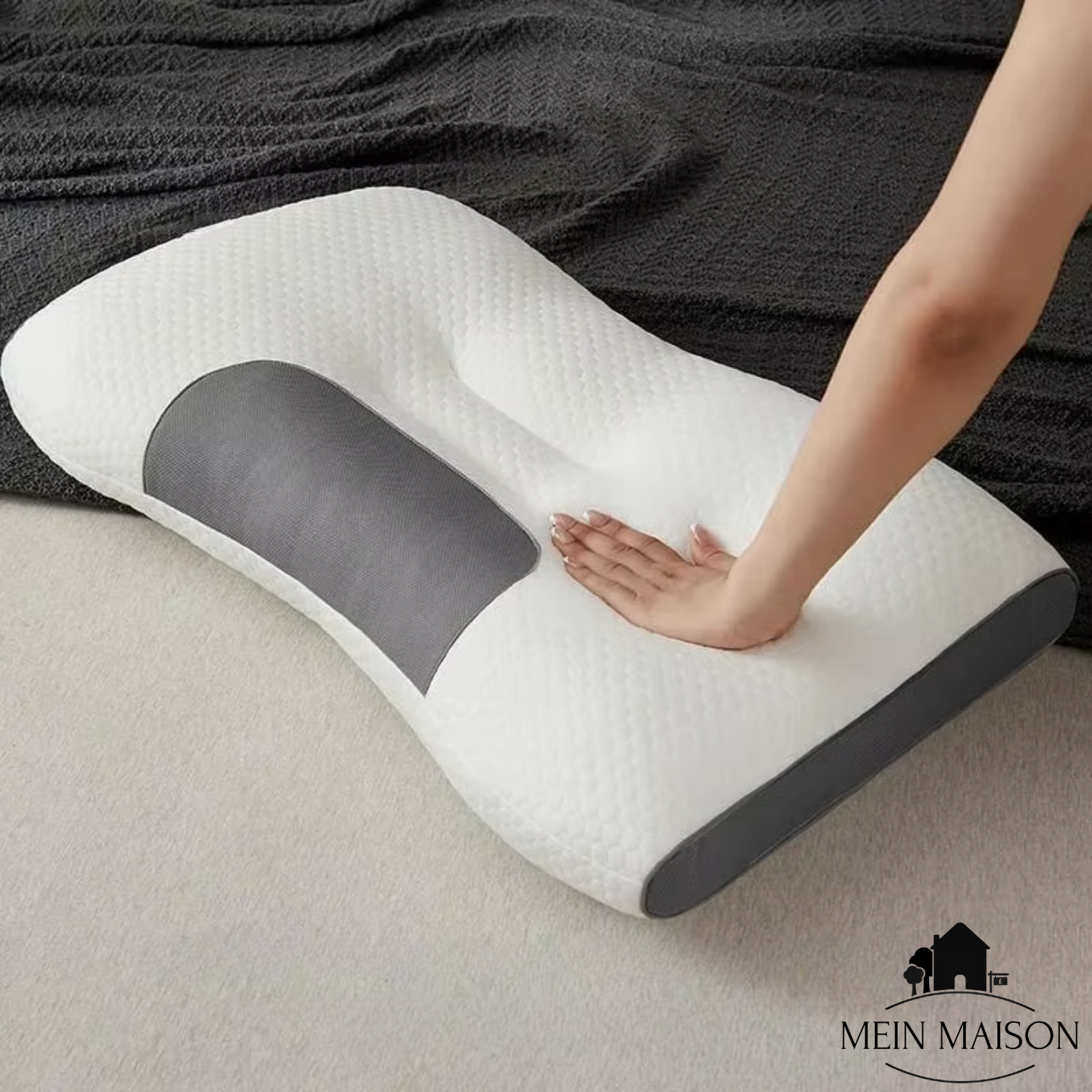 Ergonomisches Nackenkissen Memory-Schaum Atmungsaktives Kontur