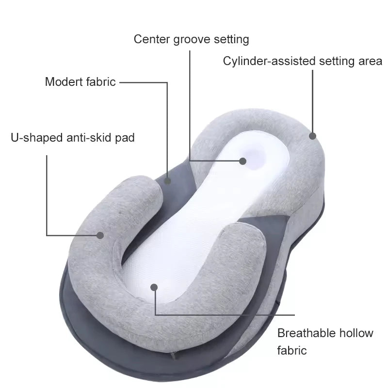 Anti-Reflux Erhöhter Baby-Lounger für Neugeborene und Säuglinge