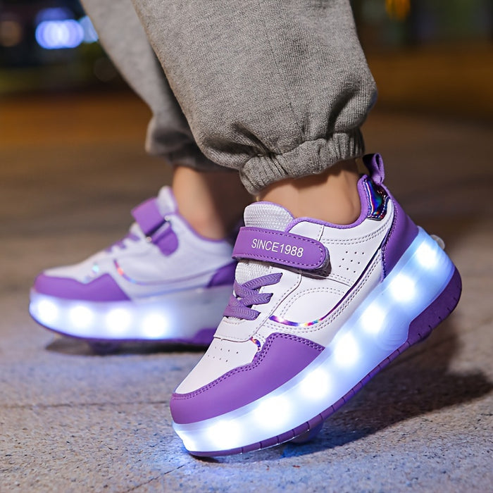FlashRider – Lichtspektakel Roller Sneakers für Kinder